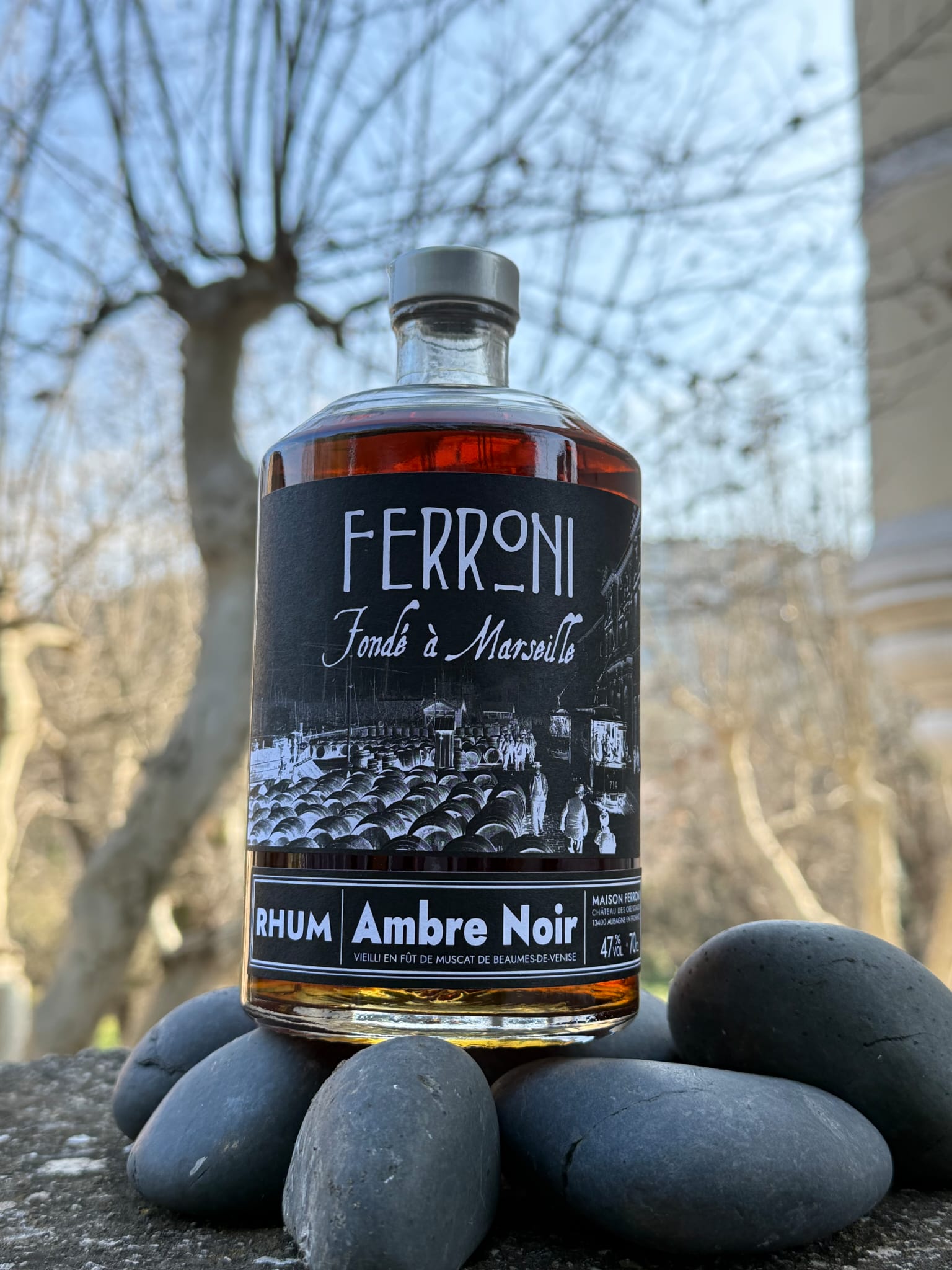 Rhum FERRONI - Ambre Noir (Rhum vieux, 47 %) – Image 2